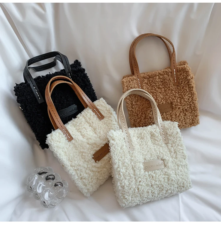 Cheap Price Teddy Faux Fur Big Handbags Crossbody Shoulder Customized Logo Winter Cute Women Purses, Black white brown
Cheap Price Teddy Faux Fur Big Handbags Crossbody Shoulder Customized Logo Winter Cute Women Purses, Black white brown