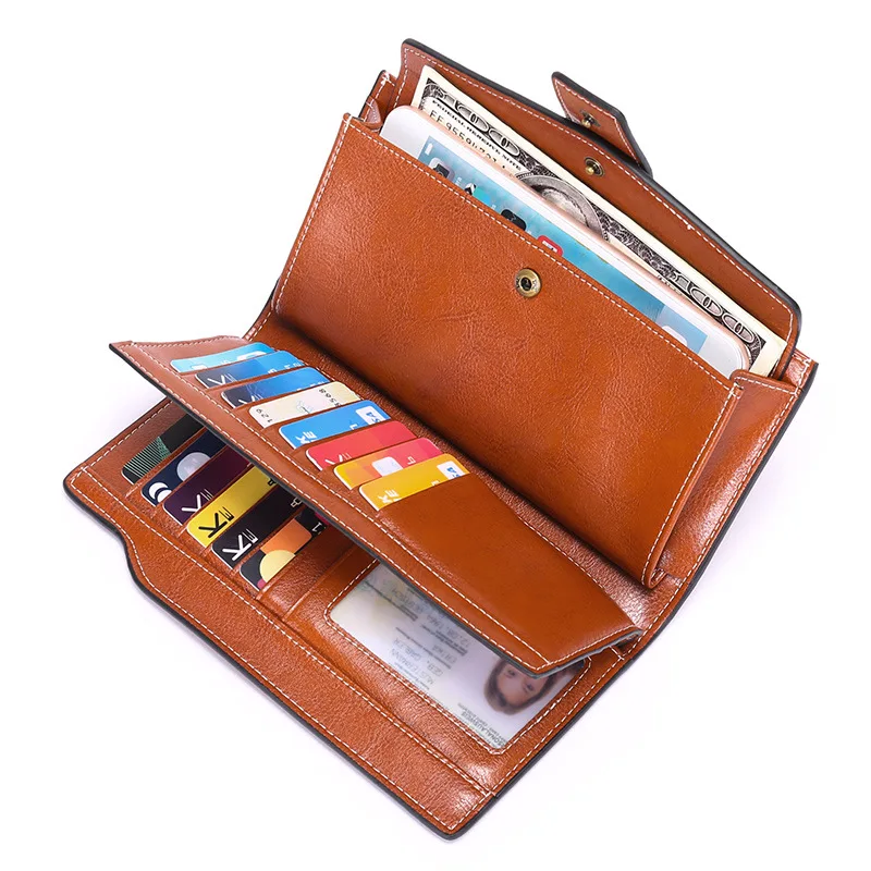 Fashion leather RFID Anti Theft Brush Long Wallets Solid Color Unisex Basic Card Holder Wallet, Mix (as picture)
Fashion leather RFID Anti Theft Brush Long Wallets Solid Color Unisex Basic Card Holder Wallet, Mix (as picture)