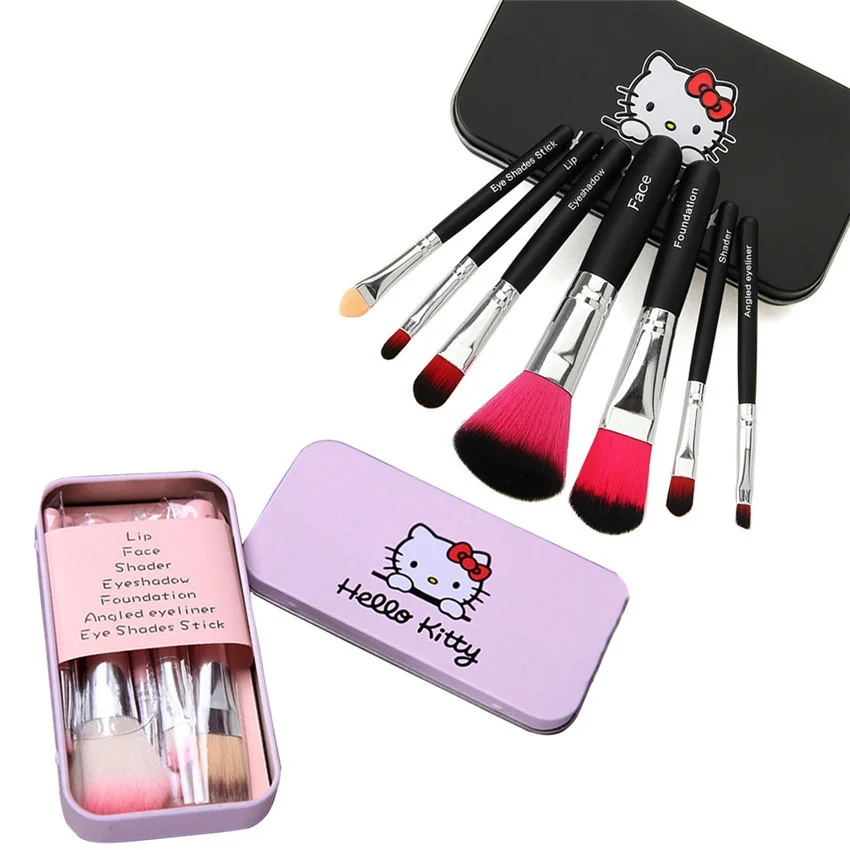 Cosmetics makeup Brush Sets pink Cute Design hello kitty 7 Pcs Makeup Brushes Set, Black/pink
Cosmetics makeup Brush Sets pink Cute Design hello kitty 7 Pcs Makeup Brushes Set, Black/pink