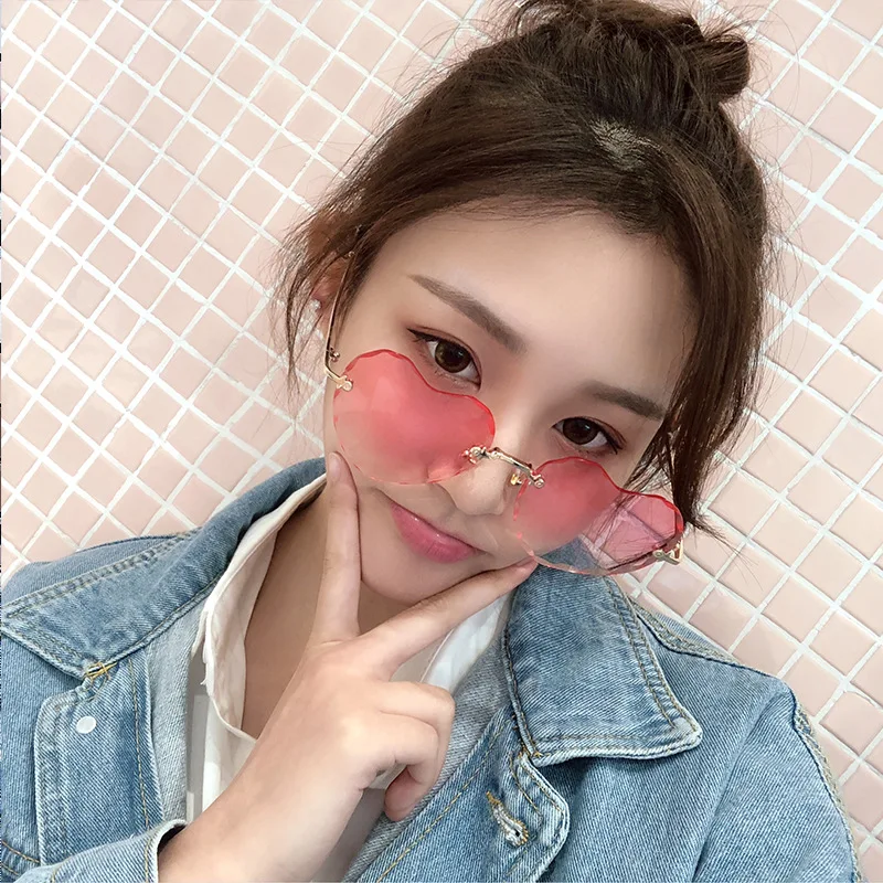 Love Heart Women Rimless Frame Clear Lens New Love Heart Sun glasses Fashion Rimless Gradient Rimless red heart sunglasses
Love Heart Women Rimless Frame Clear Lens New Love Heart Sun glasses Fashion Rimless Gradient Rimless red heart sunglasses