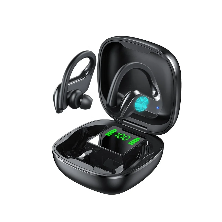Wireless Sports Headset Md03 Tws 9d Noise Canceling Waterproof LED Display with Microphone Stereo Ear-Hook Headphones Earphones, Black,
Wireless Sports Headset Md03 Tws 9d Noise Canceling Waterproof LED Display with Microphone Stereo Ear-Hook Headphones Earphones, Black,