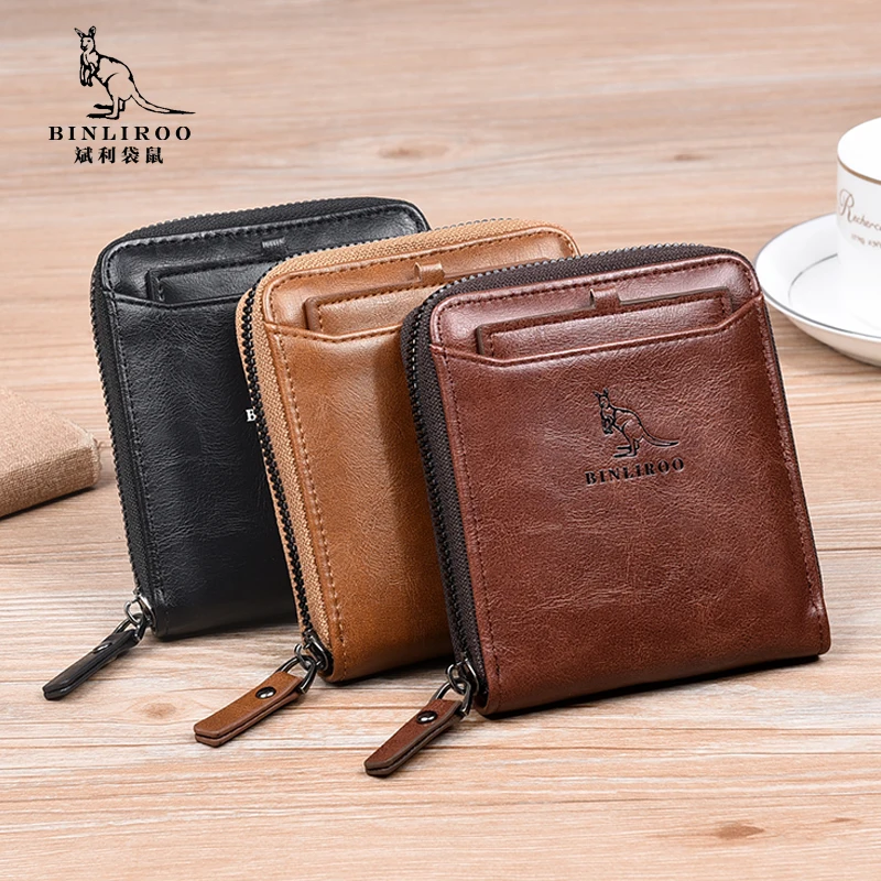 High quality men's leather short zipper wallet, soft and comfortable leather, multi-functional card bag zero wallet, Three colors
High quality men's leather short zipper wallet, soft and comfortable leather, multi-functional card bag zero wallet, Three colors