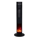 Free standing automatic overheating protection indoor black electric fireplace heaters