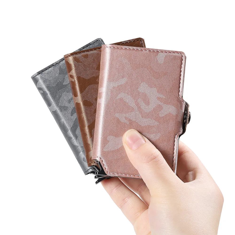 Hot Sale RFID Card Holder Wallet Supplier Camouflage Leather Pocket Travel Business Wallet, Brown,gray,pink
Hot Sale RFID Card Holder Wallet Supplier Camouflage Leather Pocket Travel Business Wallet, Brown,gray,pink