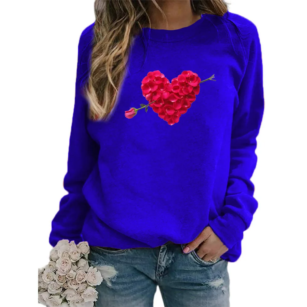 Love print thickened oversized hoodie casual women's hoodie 
Love print thickened oversized hoodie casual women's hoodie