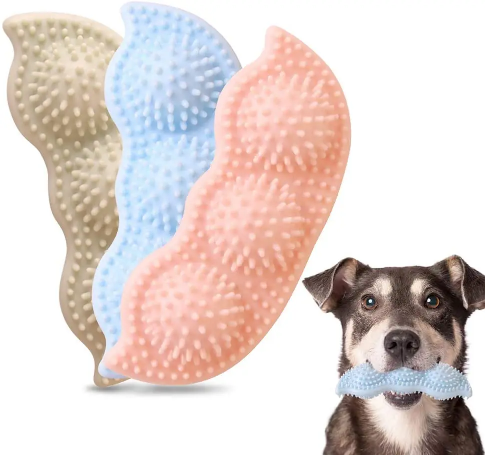 Puppy Rubber Chew Toys Puppy Teething Toys 2-8 Months Puppy Relieve Itching and Teeth Cleaning Dog Toys, Green/blue/pink
Puppy Rubber Chew Toys Puppy Teething Toys 2-8 Months Puppy Relieve Itching and Teeth Cleaning Dog Toys, Green/blue/pink
