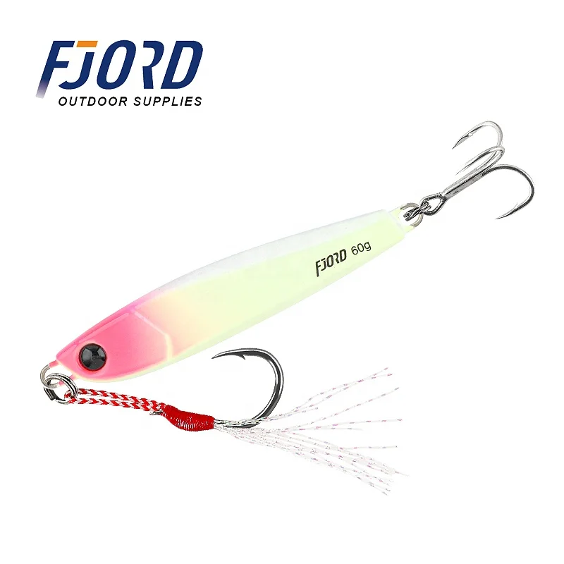 FJORD High Quality 30g 40g60g Jig Head Fishing Lure Glow Metal Fishing Jig Lure Mould
FJORD High Quality 30g 40g60g Jig Head Fishing Lure Glow Metal Fishing Jig Lure Mould