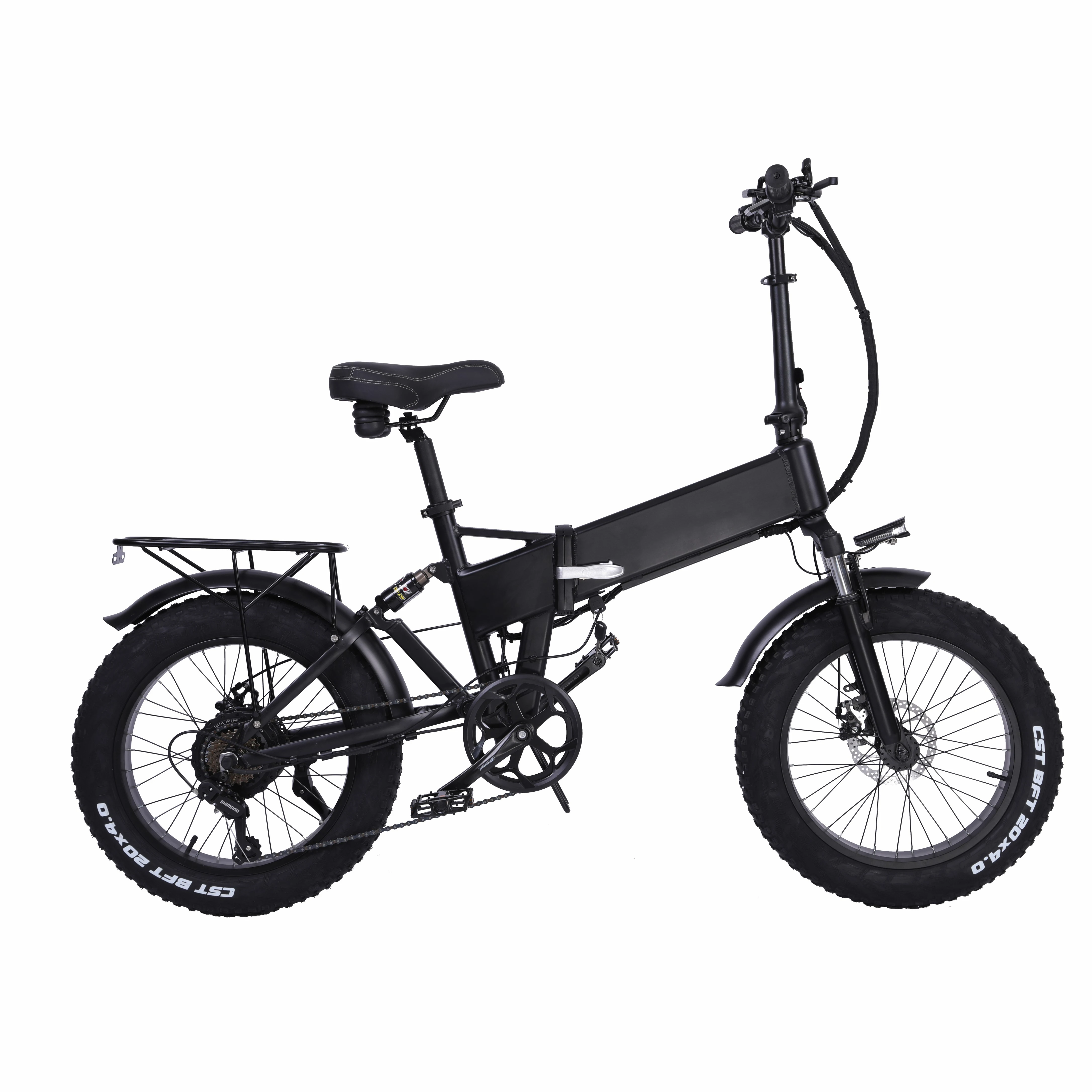 Fat Tire Electric Bike 750W 20inch Ebikes Eu Stock Warehouse Front Rear Shock Absoption 15Ah Unseen Battery
Fat Tire Electric Bike 750W 20inch Ebikes Eu Stock Warehouse Front Rear Shock Absoption 15Ah Unseen Battery