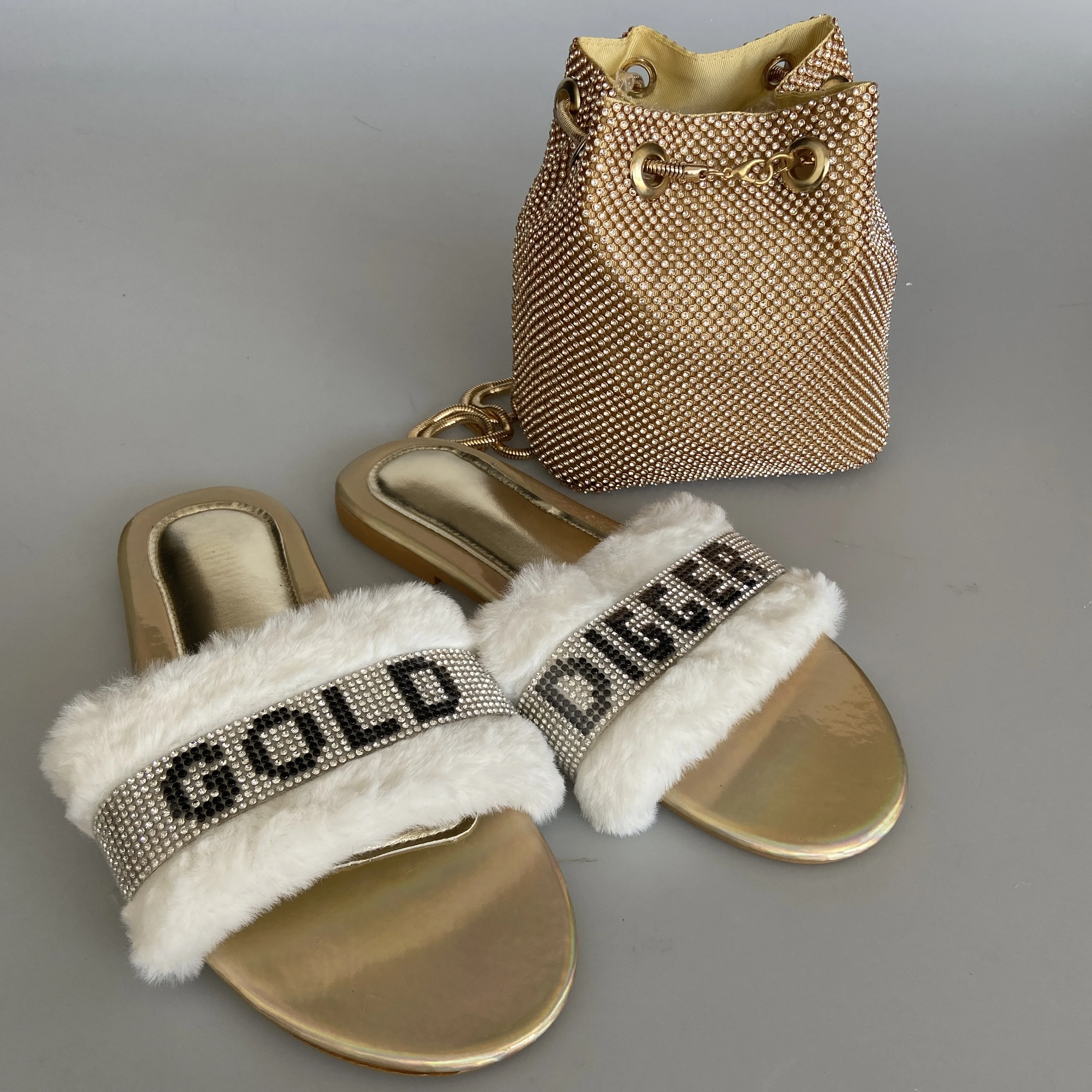 PDEP best selling plus size white fur sandals for women jelly flat slippers designer handbags and shoes for ladies, As picture
PDEP best selling plus size white fur sandals for women jelly flat slippers designer handbags and shoes for ladies, As picture