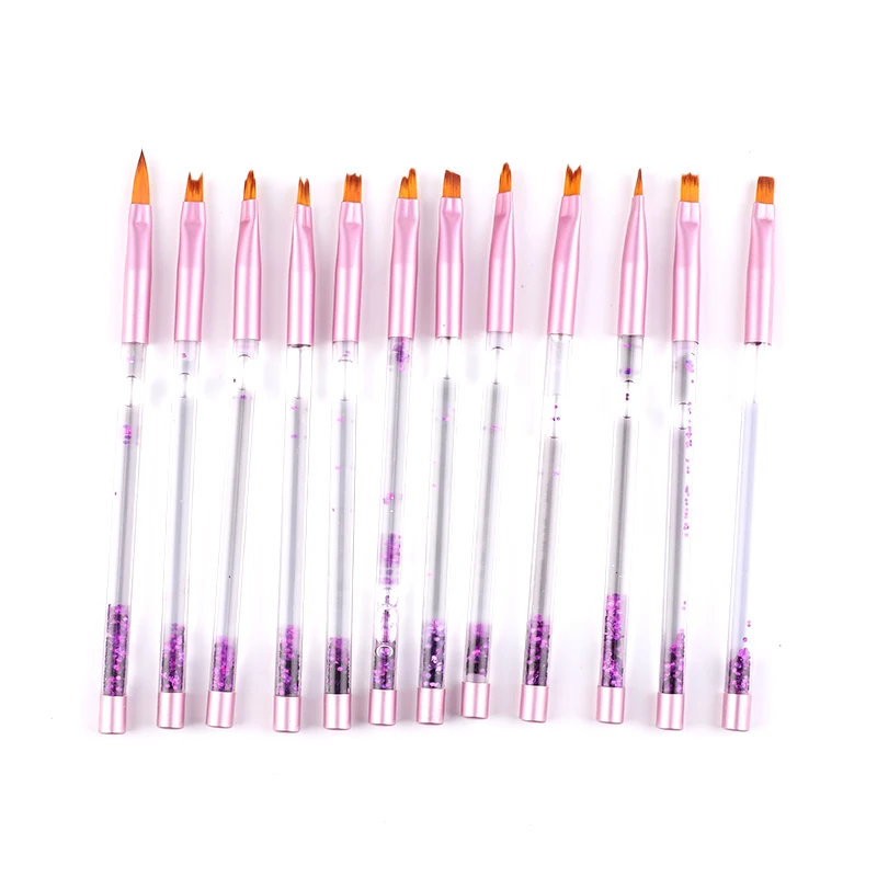 Top Sale New Design High Quality Nylon Hair Brush Liquid Glitter Acrylic Handle Acrylic Nail Art Brush Set, Pink
Top Sale New Design High Quality Nylon Hair Brush Liquid Glitter Acrylic Handle Acrylic Nail Art Brush Set, Pink