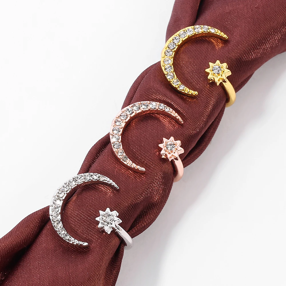 Cute Moon and Star Adjustable Silver Color Rings with Zircon Bling Stone Women Fashion Wedding Engagement Jewelry, Gold /silver /rose gold color
Cute Moon and Star Adjustable Silver Color Rings with Zircon Bling Stone Women Fashion Wedding Engagement Jewelry, Gold /silver /rose gold color