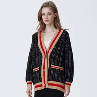 hot selling knit V-neck cardigan sweater women Autumn winter warm long sleeve casual Button coat cardigan
hot selling knit V-neck cardigan sweater women Autumn winter warm long sleeve casual Button coat cardigan