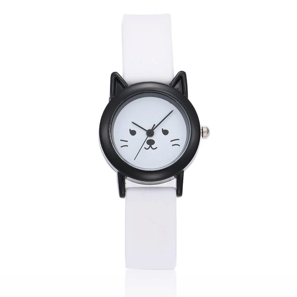 Best Selling Fashion Cartoon Black And White Cat Face Watch For Girls Wrist Watch Women, Picture
Best Selling Fashion Cartoon Black And White Cat Face Watch For Girls Wrist Watch Women, Picture