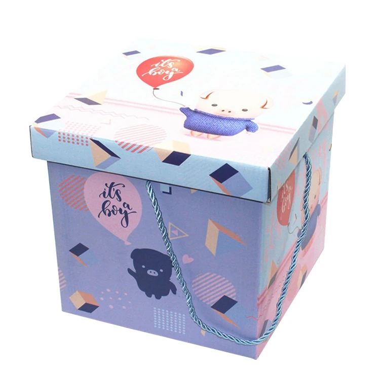 qingdao yilucai custom printed baby gift set packaging boxes