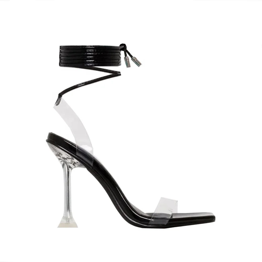 

chaussure sandale pour en cuir luxe ete femme 2020 pvc talon