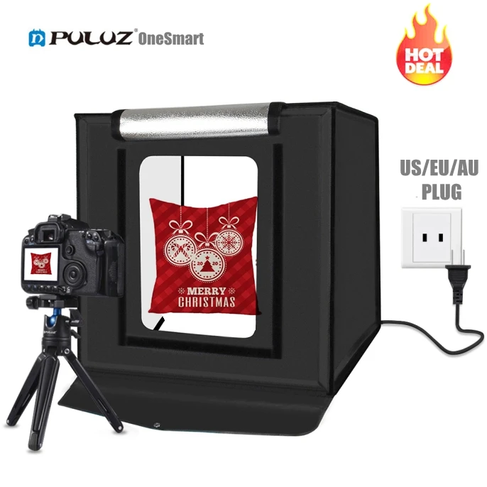 PULUZ 40cm Box Light Foldable Photography 3d Camera Accessories Background Led Kit Softbox Fotografia Professional Photo Studio
PULUZ 40cm Box Light Foldable Photography 3d Camera Accessories Background Led Kit Softbox Fotografia Professional Photo Studio