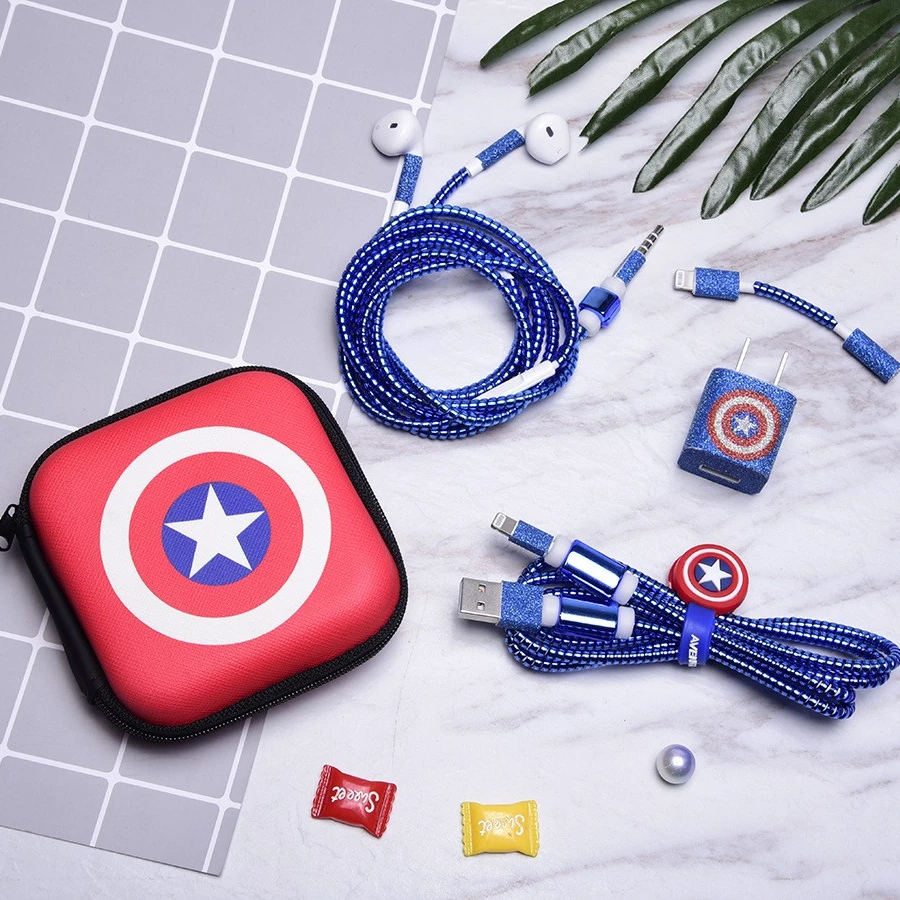 Dazzling Protection Rope Cartoon Cute Winding Device Square Storage Package Cable And Charger Sticker Protector Kit, 16 colors
Dazzling Protection Rope Cartoon Cute Winding Device Square Storage Package Cable And Charger Sticker Protector Kit, 16 colors