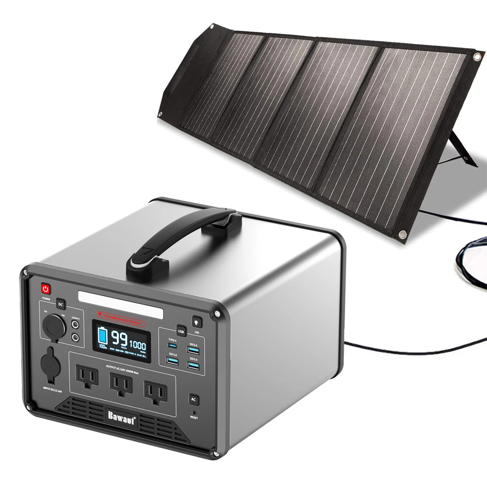 Portable Backup Power Station 1000W Peak 2000W Solar charging Portable Power Station Lithium Battery Pack
Portable Backup Power Station 1000W Peak 2000W Solar charging Portable Power Station Lithium Battery Pack