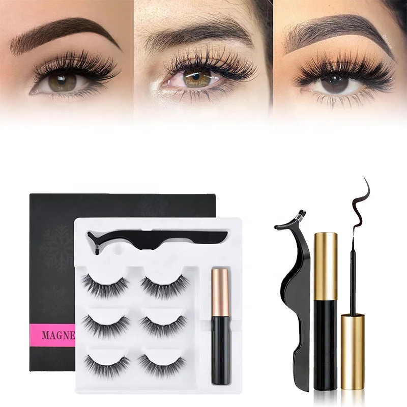 Wholesale 5 magnets 3 pairs synthetic fiber magnetic eyelashes for make up beauty
Wholesale 5 magnets 3 pairs synthetic fiber magnetic eyelashes for make up beauty