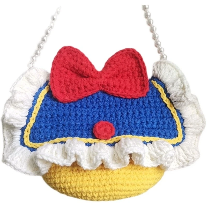 Crochet Cartoon Duck Girl Handbag Children Wallet Small Coin Purse Box Bag Cute Shoulder Bag little girls handbag, Customizable
Crochet Cartoon Duck Girl Handbag Children Wallet Small Coin Purse Box Bag Cute Shoulder Bag little girls handbag, Customizable