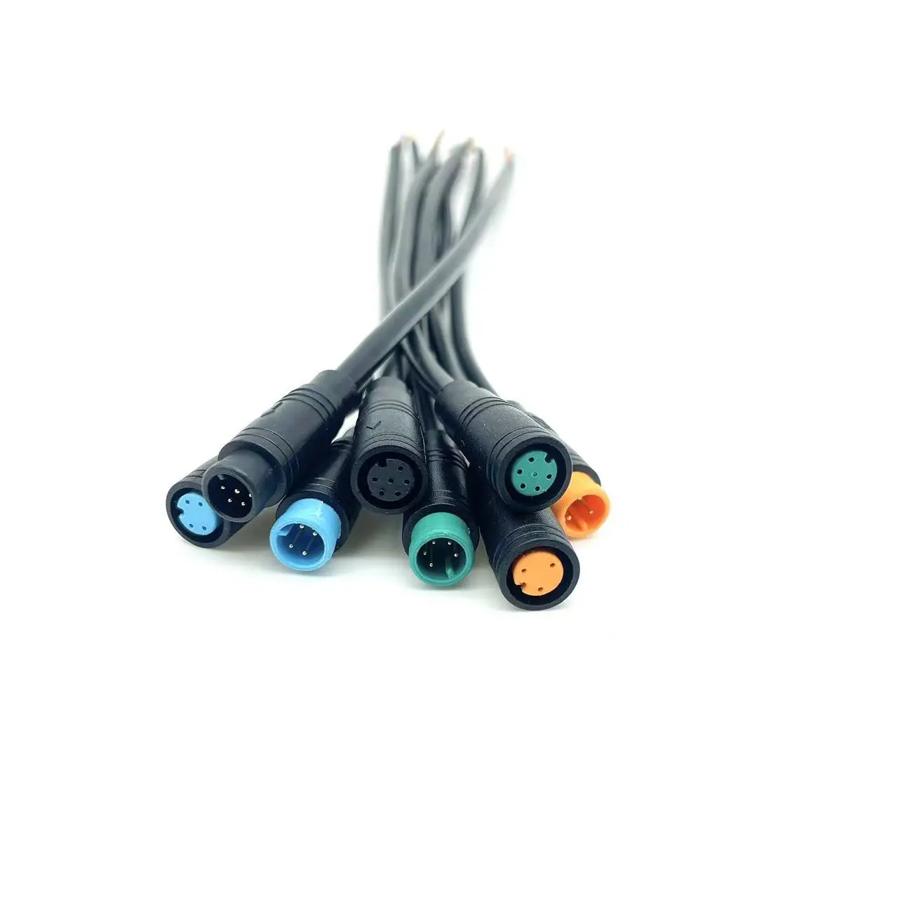 

Free Sample Auto Parts Car Accessories E-Bike Male Female Wire Plug 2 3 4 5 6 Pin M6 M8 Ip67 Ip66 Ip65 Waterproof Connector, Black,green, gray,orange,customized