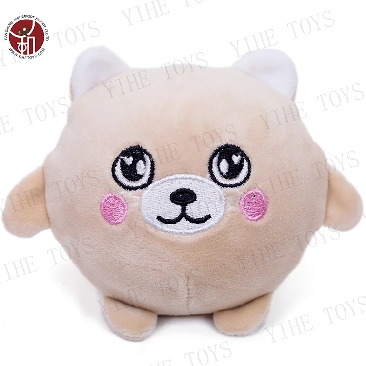 Fashionable baby soft tots animal stuffed plush sponge foam ball sponge