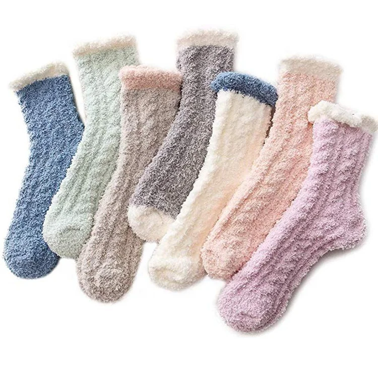 XIANGHUI wholesale can custom logo Cute Design Womens Slipper Super Soft Pure Color Fluffy Warm Thick Socks, Pantone color
XIANGHUI wholesale can custom logo Cute Design Womens Slipper Super Soft Pure Color Fluffy Warm Thick Socks, Pantone color