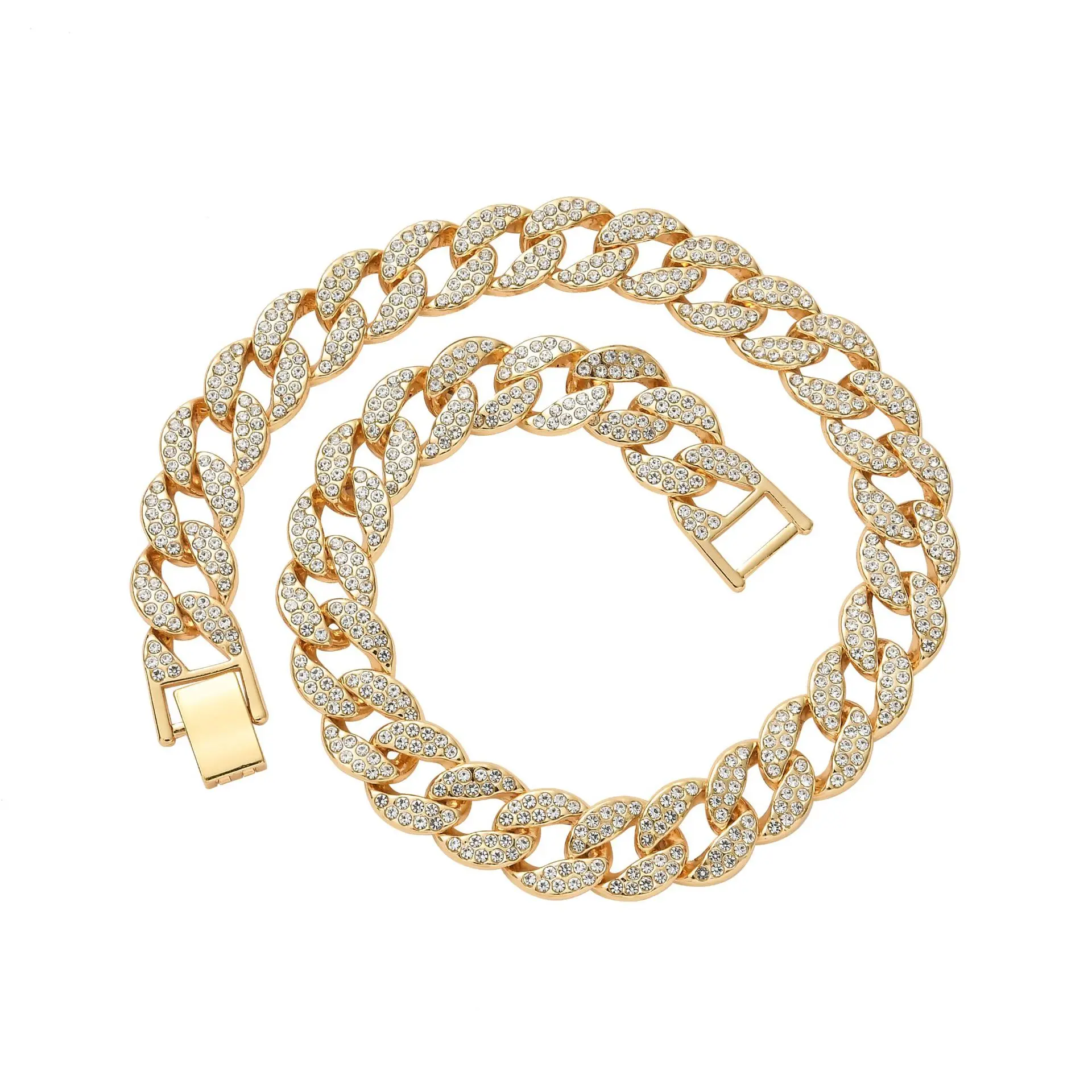 15mm Women Stainless Steel Chain 14k Gold Long Tennis Women Stainless Steel Chain Necklace Jewelry
15mm Women Stainless Steel Chain 14k Gold Long Tennis Women Stainless Steel Chain Necklace Jewelry