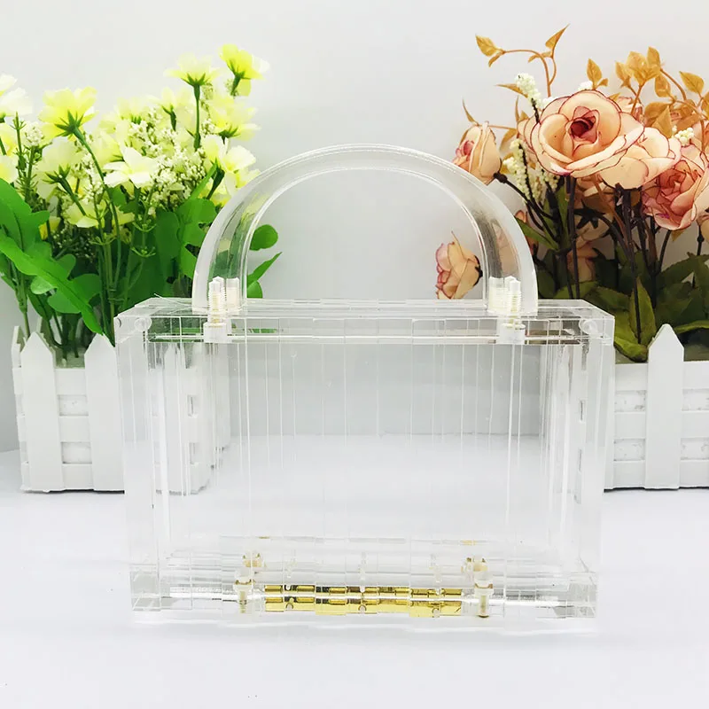 wholesale square clear acrylic chain elegant evening bag party bag for woman
wholesale square clear acrylic chain elegant evening bag party bag for woman