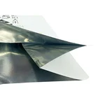 Paper Bag With Handle Bag With Paper Custom White Kraft Paper Side Gusset Bag With Handle For 2 Kg Rice Packaging