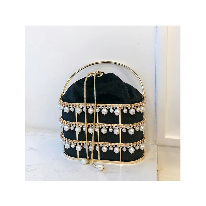 Pearl Tassell Basket Evening Bag Women 2020 New Elegant Korean Hollow Out Hand Tote Alloy Metallic Female Fashion Clutch Handbag
Pearl Tassell Basket Evening Bag Women 2020 New Elegant Korean Hollow Out Hand Tote Alloy Metallic Female Fashion Clutch Handbag