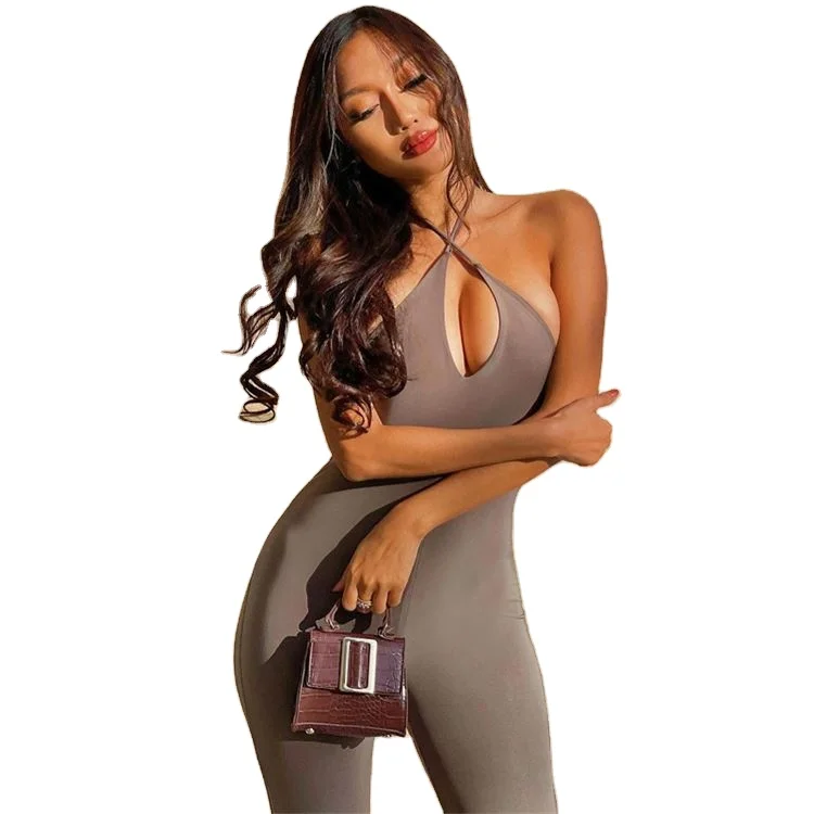 2021 Women One Piece Jumpsuits And Rompers Best Seller Halter Stretchy Stylish Women Clothing
2021 Women One Piece Jumpsuits And Rompers Best Seller Halter Stretchy Stylish Women Clothing