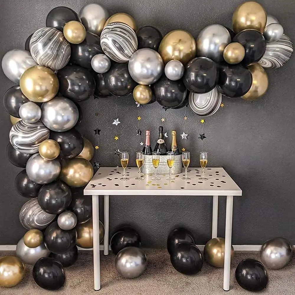 metal latex balloon set Baby shower decoration Birthday background wall decoration balloon wreath Wedding decoration ballons
metal latex balloon set Baby shower decoration Birthday background wall decoration balloon wreath Wedding decoration ballons
