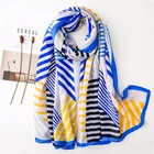 Custom Oblong Printed Infinity Fabric Print Polyester Scarf