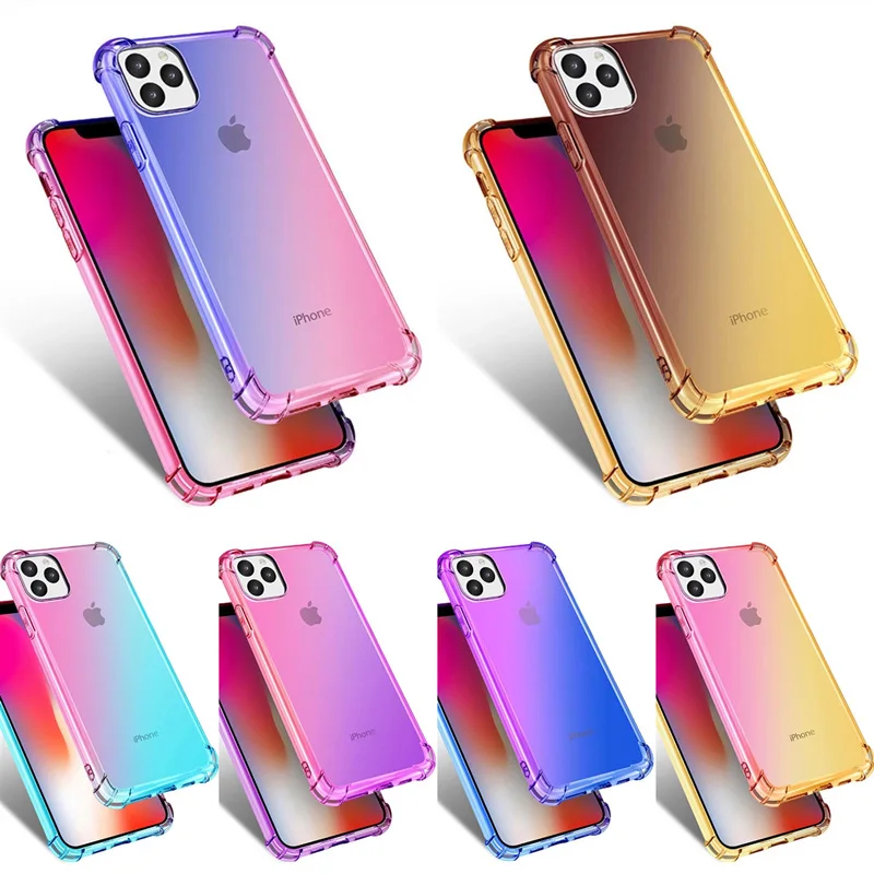 2020 Soft TPU Gradient Case For iPhone 12 11 Pro Max Hot Sale Crystal Clear Silicon Case Fundas For iPhone 12 Pro Max Back Cover
2020 Soft TPU Gradient Case For iPhone 12 11 Pro Max Hot Sale Crystal Clear Silicon Case Fundas For iPhone 12 Pro Max Back Cover