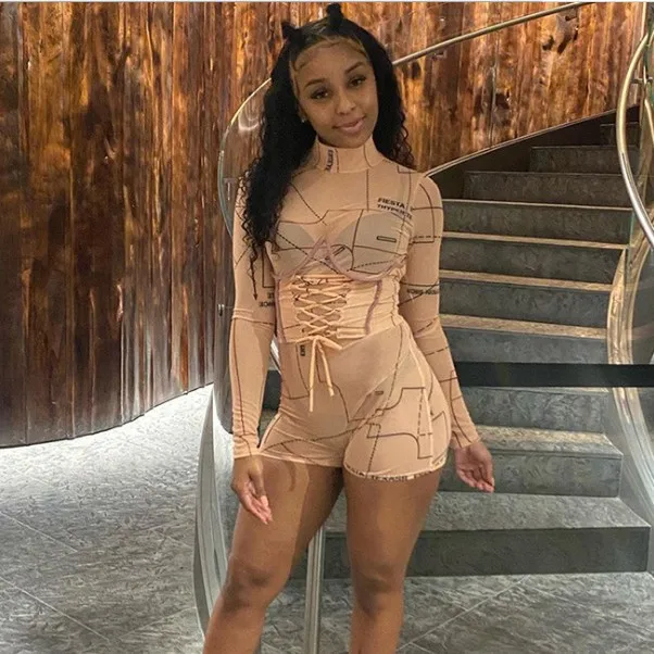 X01897C Letter Print Bandage Bodycon Rompers Women 2020 New Fashion Streetwear Shaped Waist Slim Party Clubwear Sexy Playsuits, Black
X01897C Letter Print Bandage Bodycon Rompers Women 2020 New Fashion Streetwear Shaped Waist Slim Party Clubwear Sexy Playsuits, Black