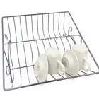 new design stainless steel dish drying rack tableware dish and bowl storage rack