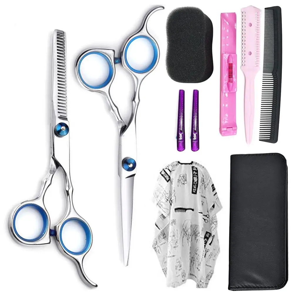 5/10Pcs Professional Hairdressing Scissors Kit Hair Cutting Scissors Tail Comb Hair Cape Cutter For Men Women
5/10Pcs Professional Hairdressing Scissors Kit Hair Cutting Scissors Tail Comb Hair Cape Cutter For Men Women