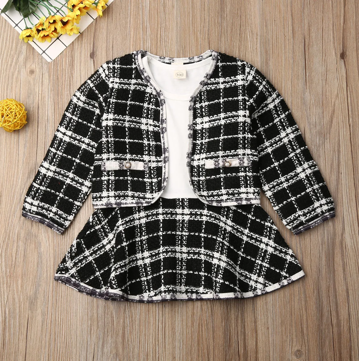 2020 Fashion 1-6Y Baby Girls Clothes Sets Birthday Long Sleeve Plaid Coat Tops Dress 2Pcs Party Warm Outfit
2020 Fashion 1-6Y Baby Girls Clothes Sets Birthday Long Sleeve Plaid Coat Tops Dress 2Pcs Party Warm Outfit