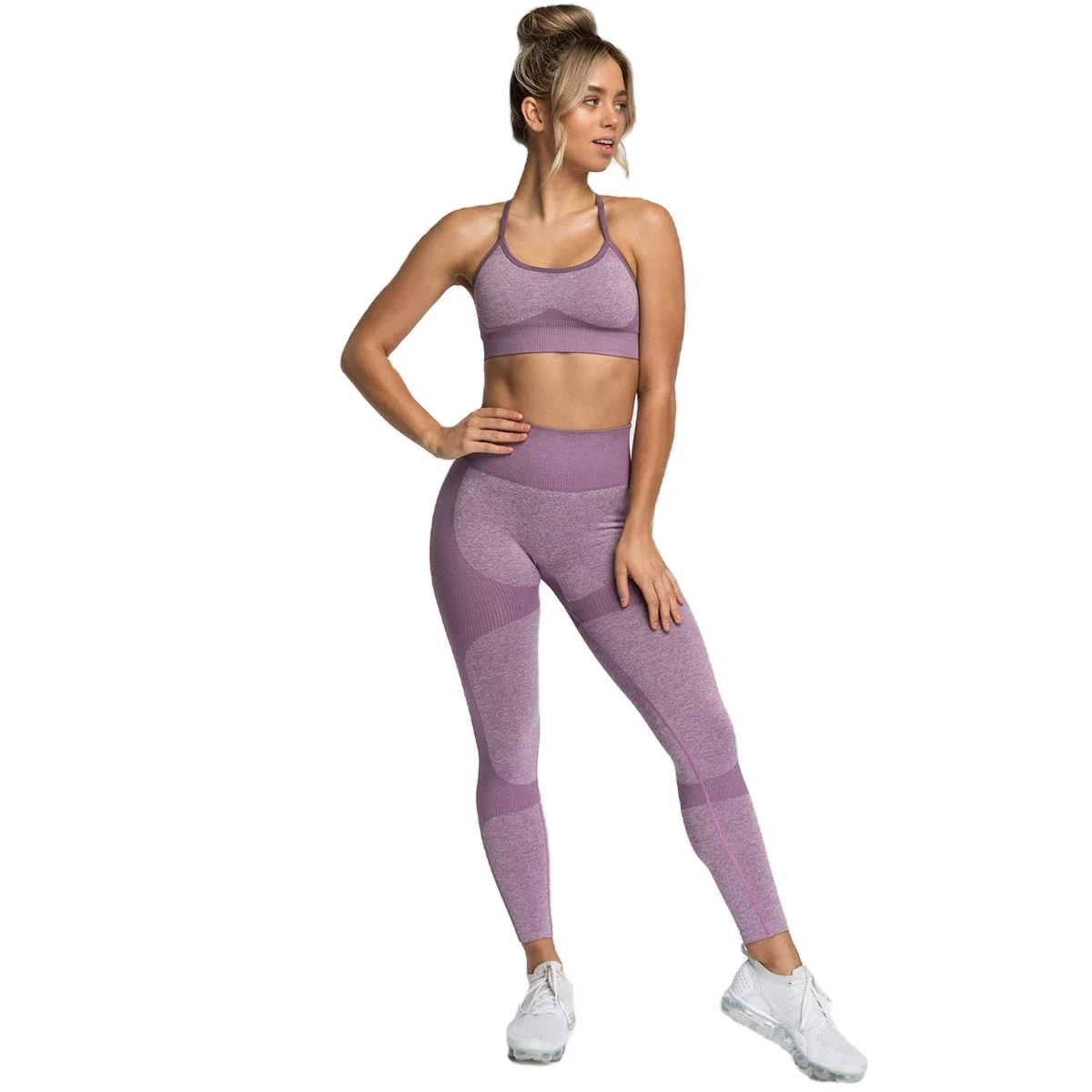 Seamless Yoga Set Women Fitness Clothing Top Sportswear Woman Gym Leggings Padded Push Up Strappy Sports Bra Sexy Sports Suits, Blue grey pink light blue
Seamless Yoga Set Women Fitness Clothing Top Sportswear Woman Gym Leggings Padded Push Up Strappy Sports Bra Sexy Sports Suits, Blue grey pink light blue