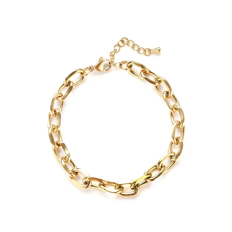 2021 Fashion Personality Black Gold Silver Color Skeleton Stainless Steel Bracelet Chain For Adult
2021 Fashion Personality Black Gold Silver Color Skeleton Stainless Steel Bracelet Chain For Adult