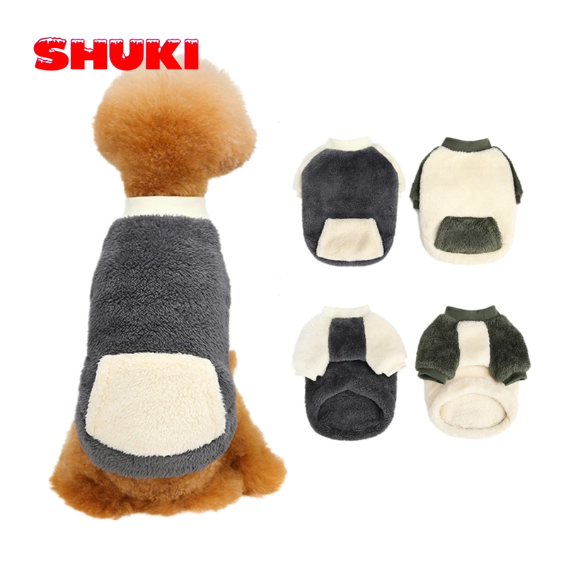 New Pet Clothes Wholesale Warm Winter Puppy Fleece Pullover Micro-elastic Dog Sweatshirt, As picture
New Pet Clothes Wholesale Warm Winter Puppy Fleece Pullover Micro-elastic Dog Sweatshirt, As picture