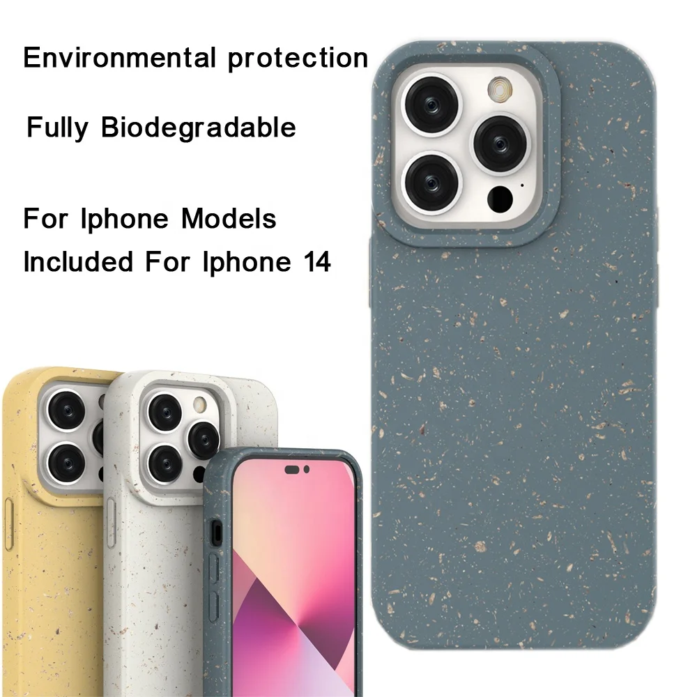 For Iphone 14 Case Ready To Ship GSCASE Wheat Stalk Mobile Cover 100% Biodegradable Phone Case For Iphone 14 Series
For Iphone 14 Case Ready To Ship GSCASE Wheat Stalk Mobile Cover 100% Biodegradable Phone Case For Iphone 14 Series