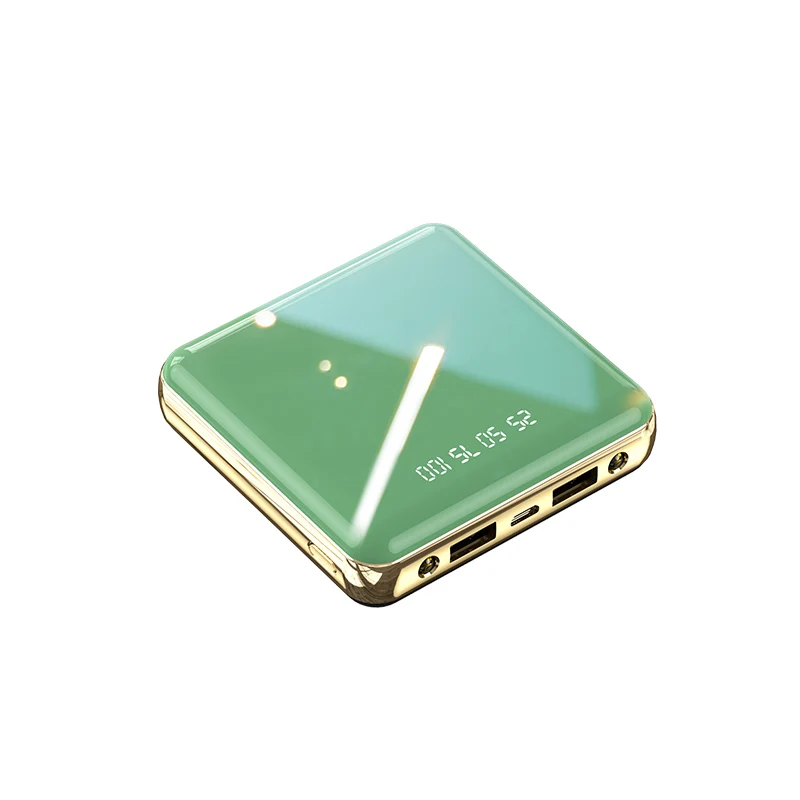 2020 new best-selling power bank emerald green 20000mAh mini portable power bank 10000mAh
2020 new best-selling power bank emerald green 20000mAh mini portable power bank 10000mAh