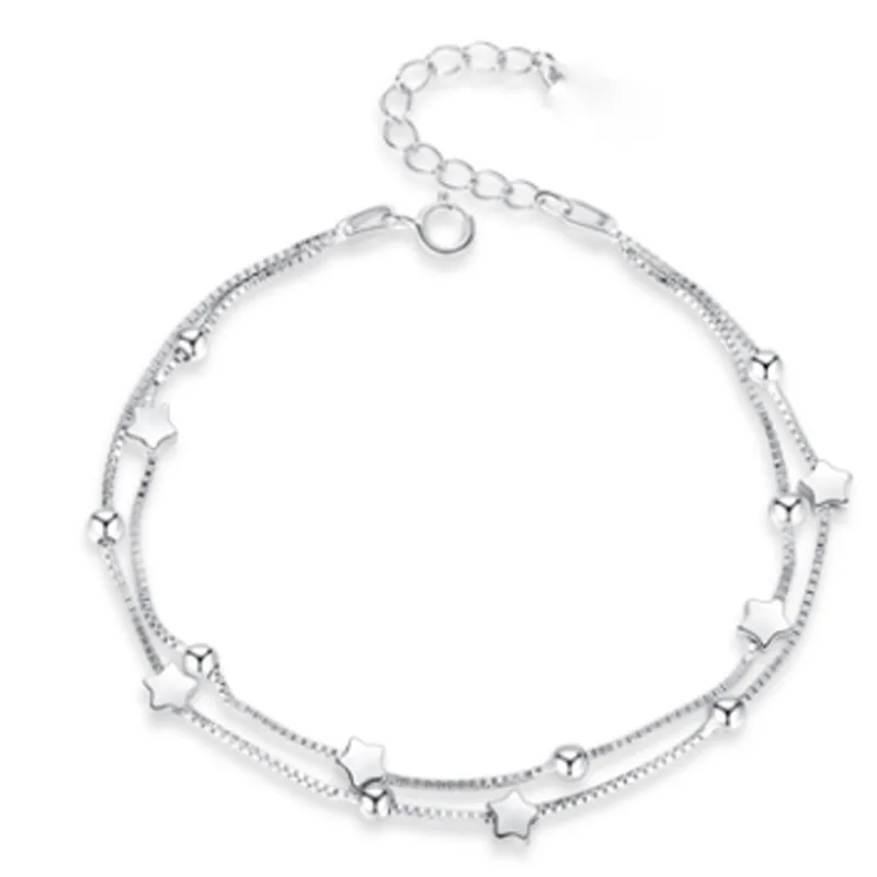 Best selling products on amazon cheap fashion jewelry 925 sterling silver star and bead charm chain bracelet for women, Silverand gold plated color
Best selling products on amazon cheap fashion jewelry 925 sterling silver star and bead charm chain bracelet for women, Silverand gold plated color