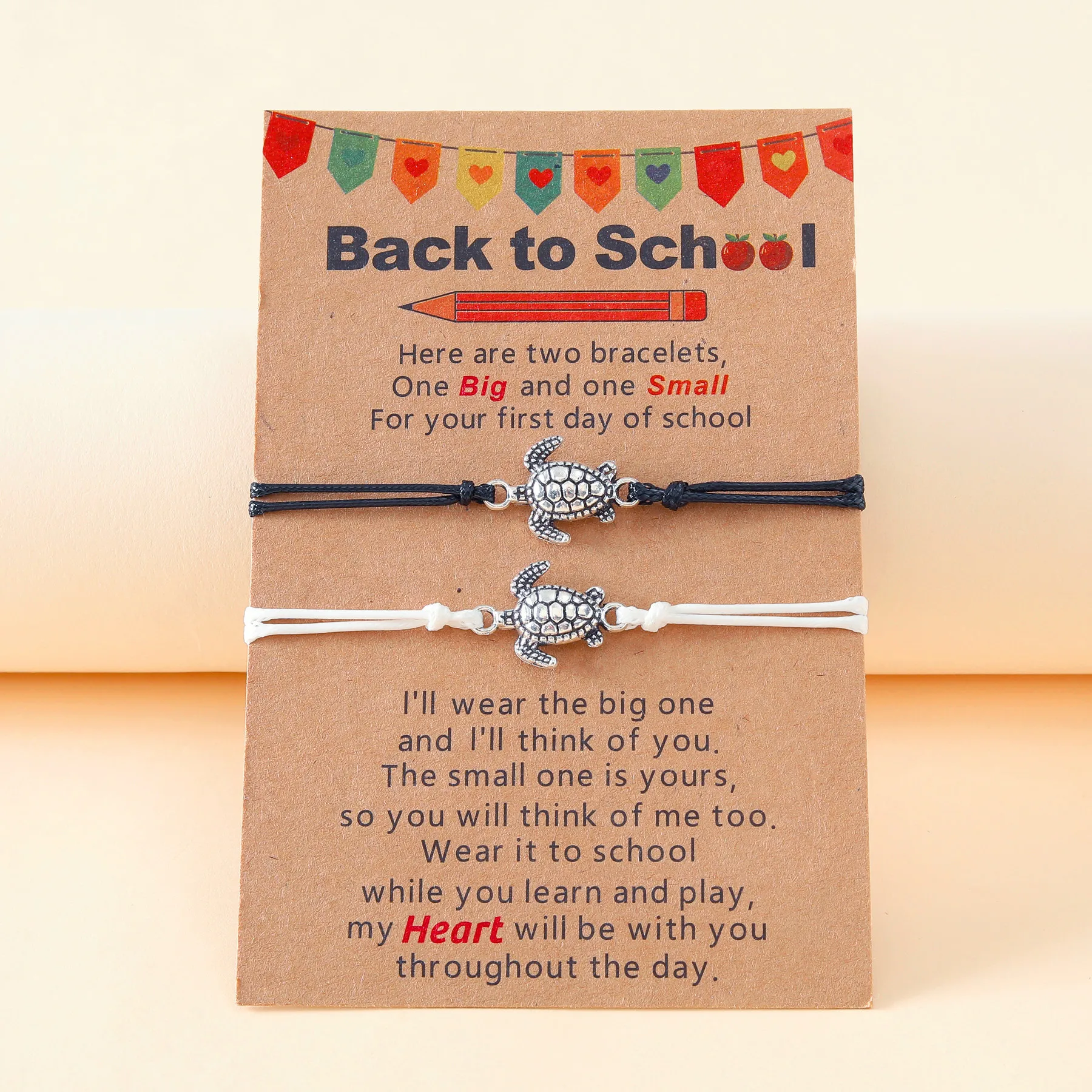 Handmade Adjustable Rope Woven Bracelet Friendship Wish Card Adjustable String Bracelet Turtle
Handmade Adjustable Rope Woven Bracelet Friendship Wish Card Adjustable String Bracelet Turtle