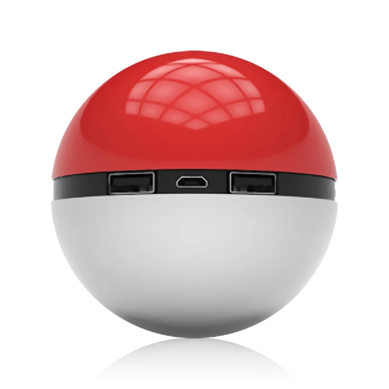 

LED light celular battery charger pokemon go pokeball power bank
