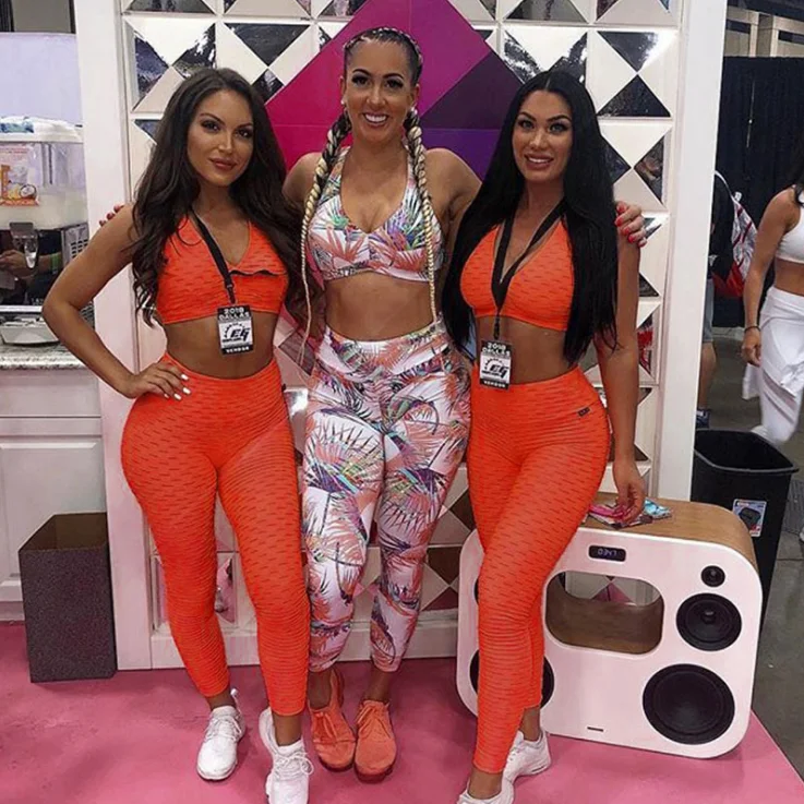 Athleisure Ladies Gym Active Wear Yoga Suit 2 pcs Set Sexy Sportwear Work Out Clothing Set For Women, Multi color optional
Athleisure Ladies Gym Active Wear Yoga Suit 2 pcs Set Sexy Sportwear Work Out Clothing Set For Women, Multi color optional