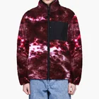 2020 polar fleece jacket winter Tie Dye starry sky 100% polyester mens sherpa jacket