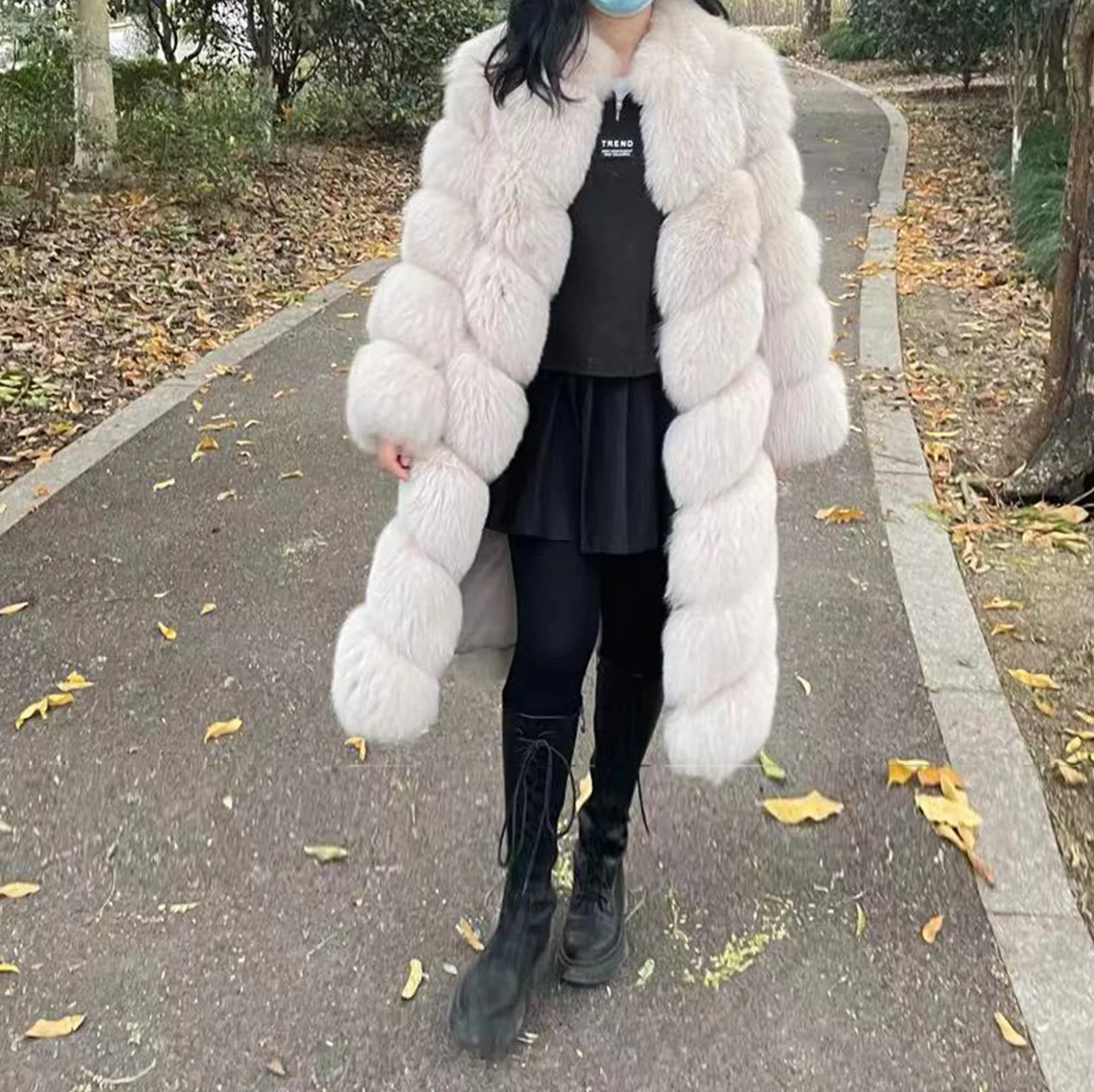 QIUCHEN QC21128 2021 Fashion Winter Thick Full Real Fur Jacket Women Fox Fur Long Coat, Customized colors
QIUCHEN QC21128 2021 Fashion Winter Thick Full Real Fur Jacket Women Fox Fur Long Coat, Customized colors